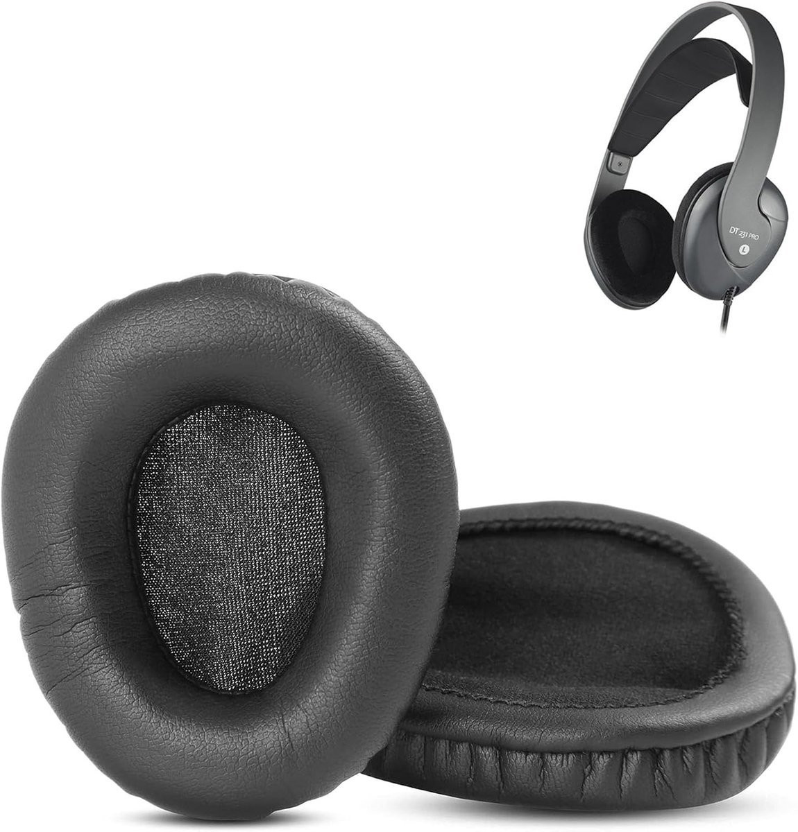Professional Replacement Ear Pads Pads Compatible with Beyerdynamic DT231 DT231PRO DT235 DT131 MMX2 MMX1 Headphones - ShopVlot