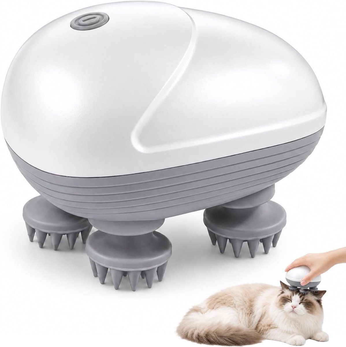 ACTOYS Hoofdhuidmassageapparaat, elektrisch hoofdmassageapparaat voor haar - ShopVlot