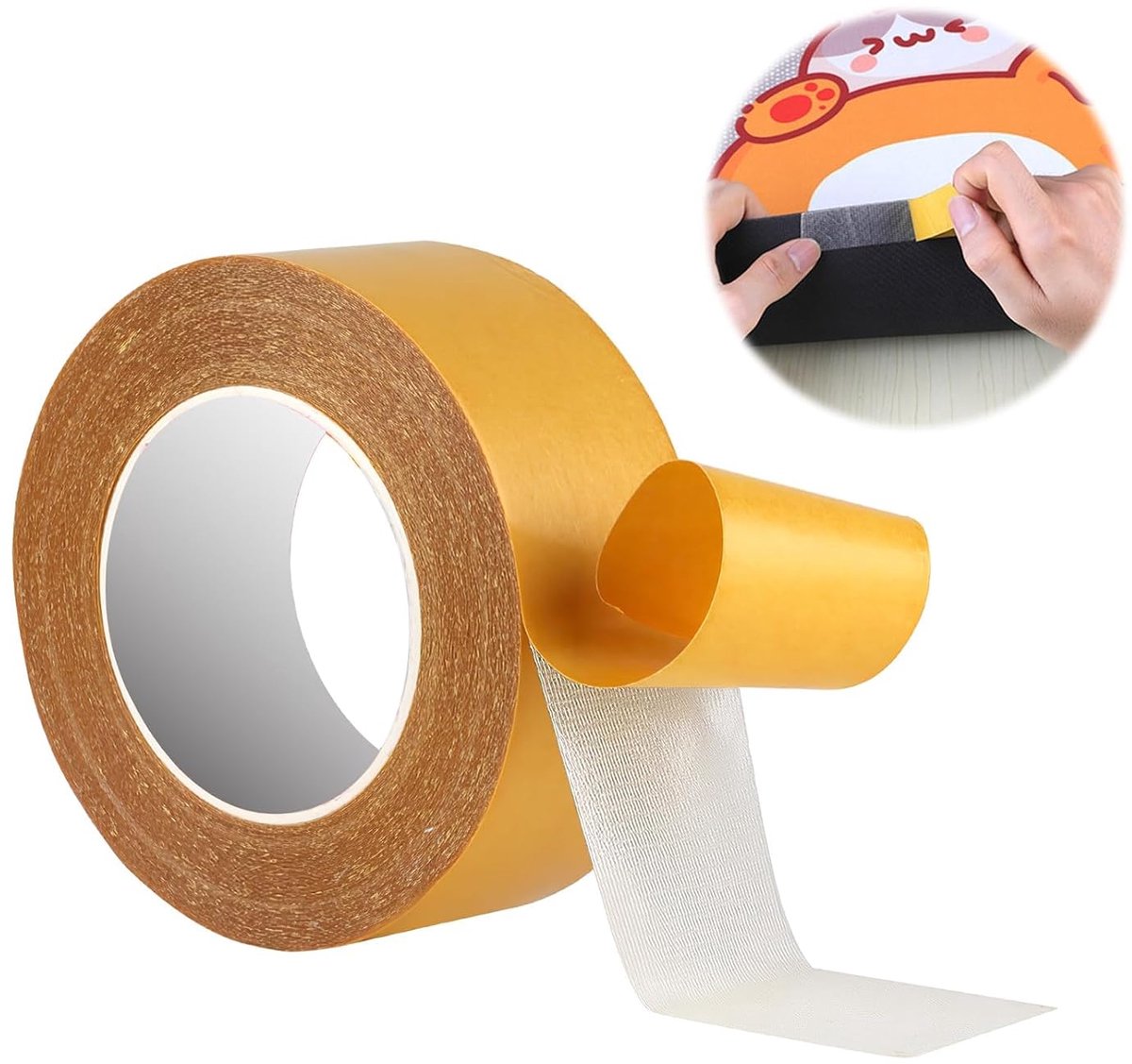 High-quality double-sided tape [20 m] - extra strong adhesion - versatile and practical - ShopVlot