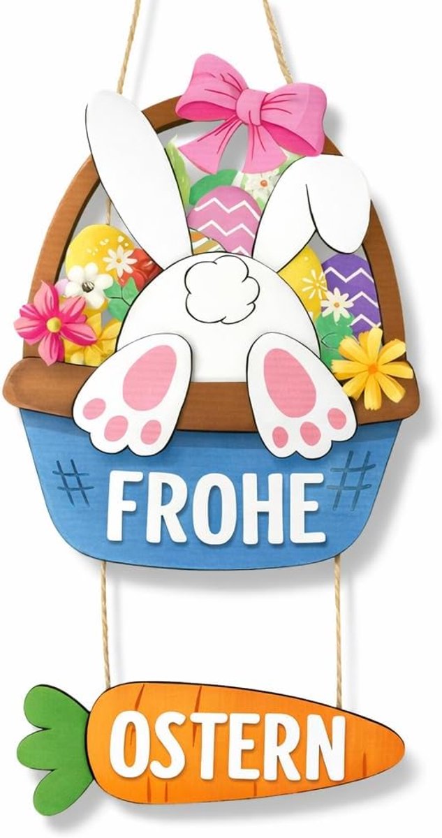 door sign Happy Easter - ShopVlot