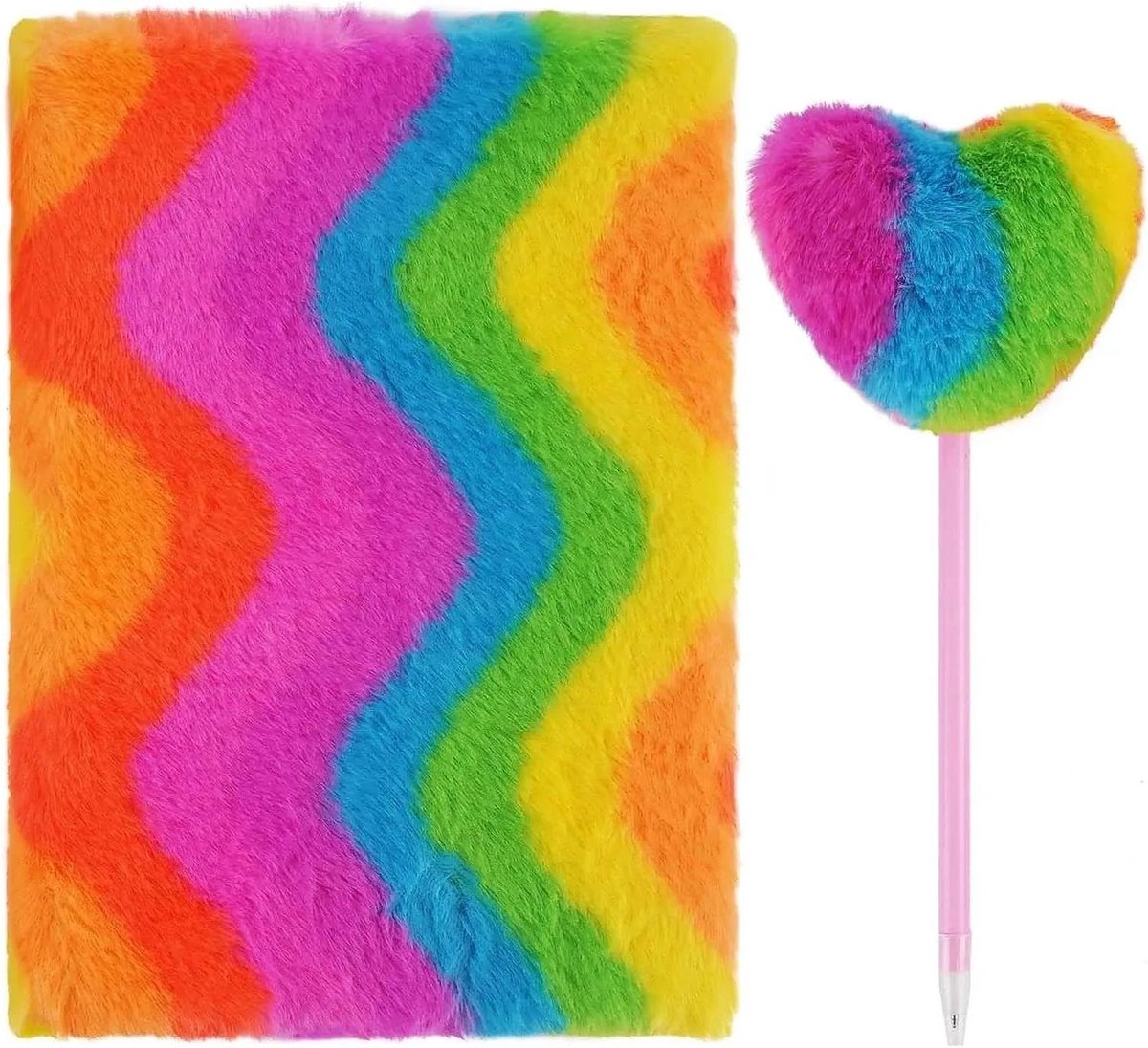 A5 regenboognotitieboek met softcover, gelinieerd dagboek voor meisjes en vrouwen, cadeau voor school, kantoor of - ShopVlot