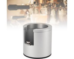 Verstelbare Portafilter Houder voor Espresso met Tamping Station en Opslagbasis voor 51-58mm Portafilters, Aluminium Legering, Ideaal voor Koffieliefhebbers