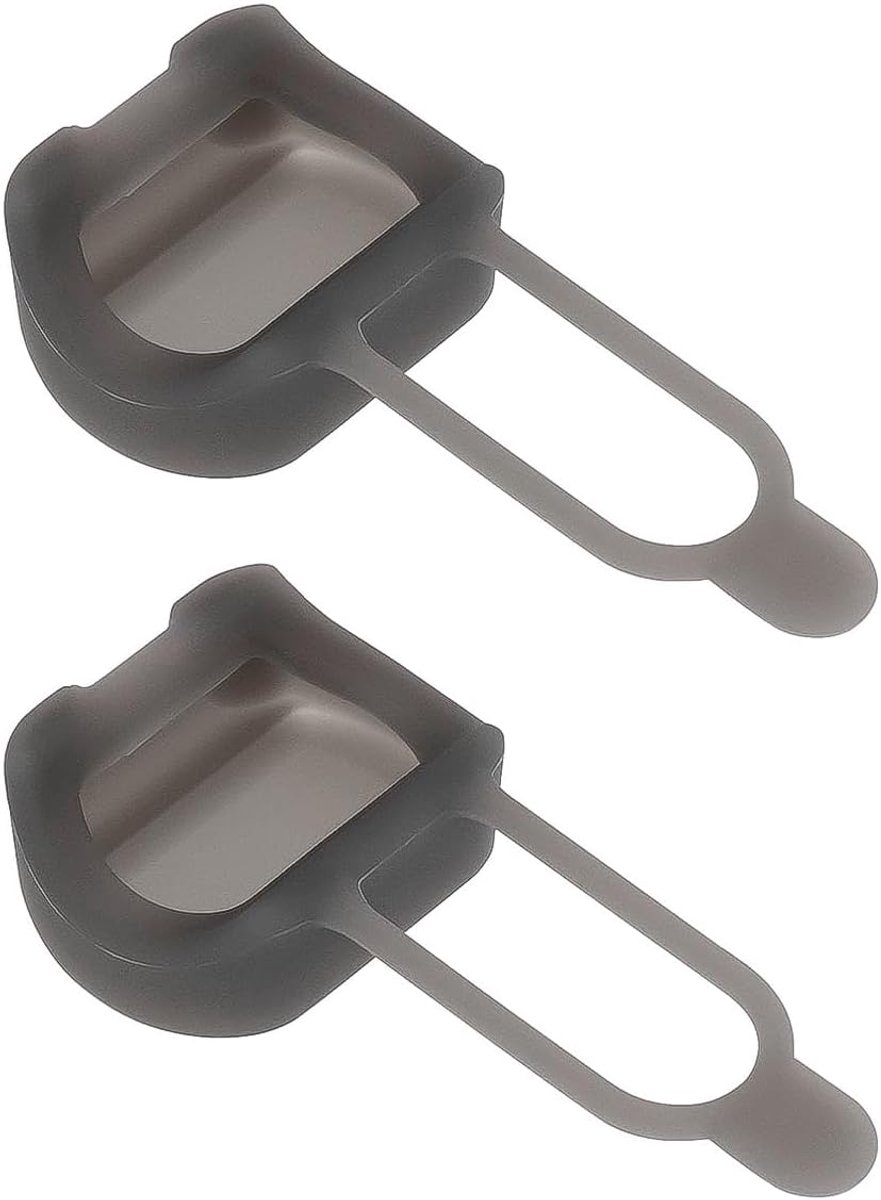 2 stuks siliconen hoesjes voor fietssnelheidsmeter, compatibel met Sensor 2, grijs - ShopVlot