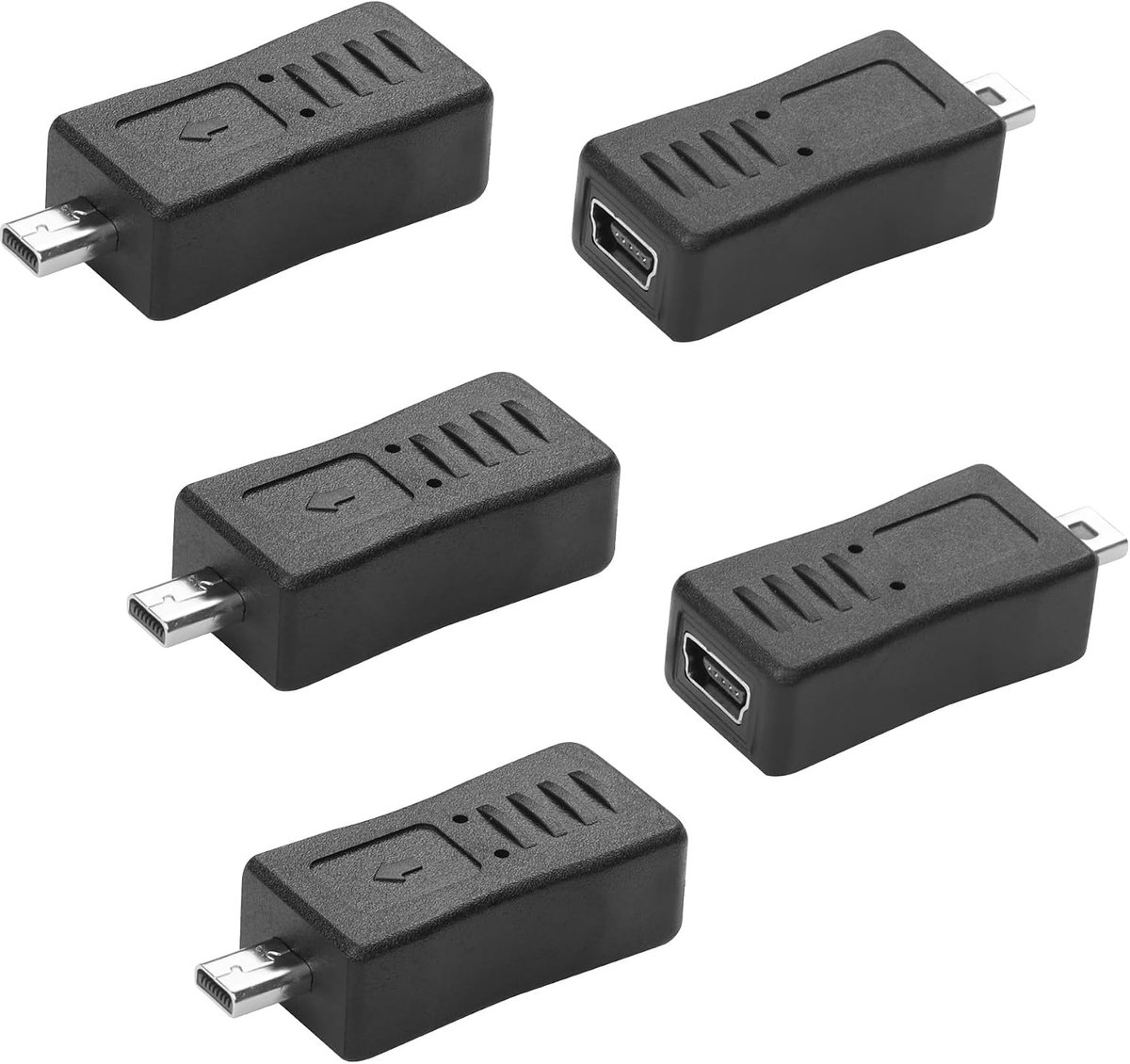 Mini USB to Mini 8 Pin USB Adapter Mini USB Female to 8 Pin Mini USB Male Connection Adapter (Supports Charge - ShopVlot
