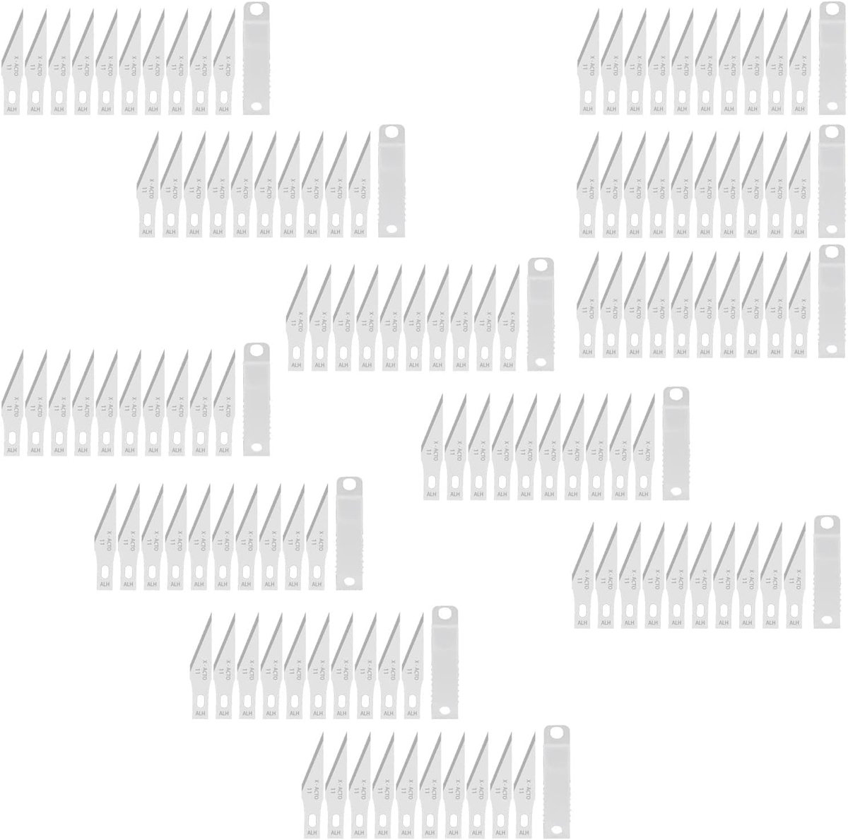 120 Pieces Scalpel Knife #11 Replacement Blades for Precision Cutter, Creative Leisure Knife, Made of High Quality - ShopVlot