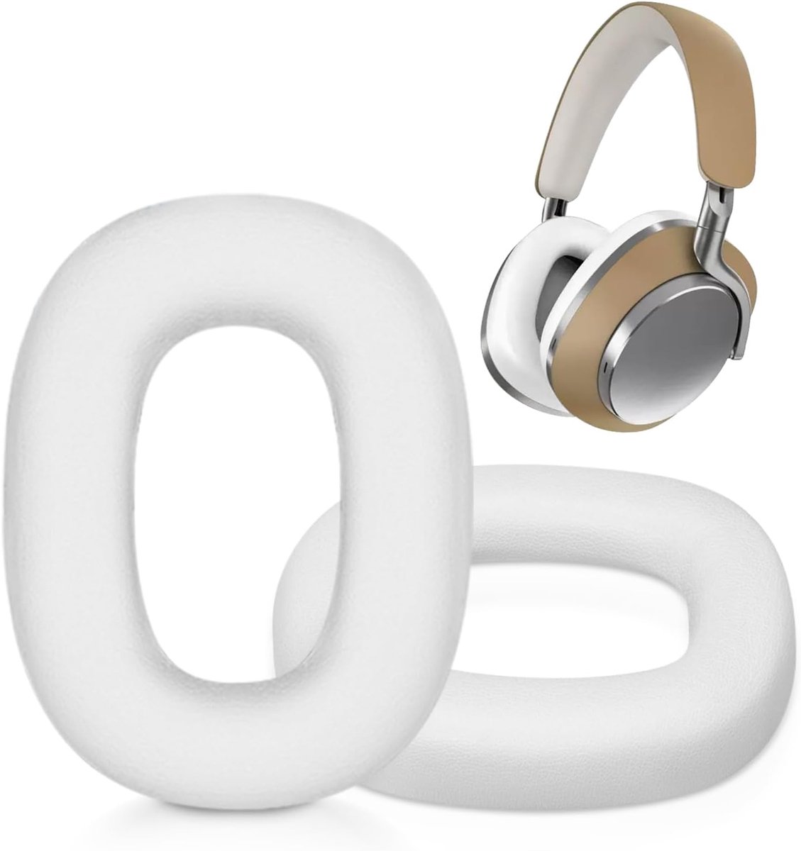 Replacement Ear Pads Pads Covers for PX8 Headphones (White) - ShopVlot