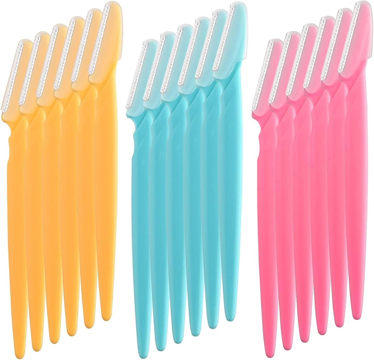 Eyebrow shaver 60 stuks - roestvrij staal - veilig in gebruik - ideaal voor gezicht en lichaam - ShopVlot