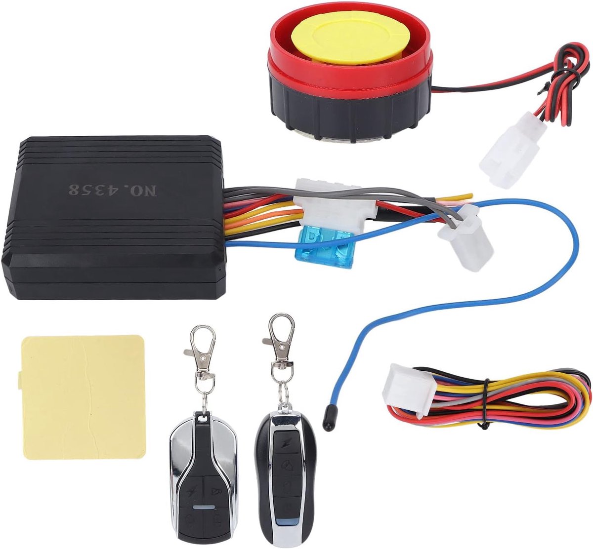 Motorfiets alarmsysteem met afstandsbediening - waterdicht - universeel 12V - voertuigzoekfunctie - ShopVlot