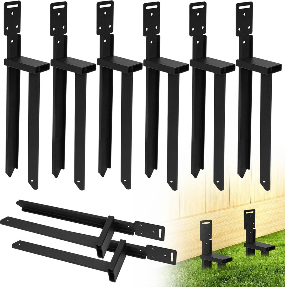 Tentpennen 8 stuks - zware grondankers - multifunctioneel ontwerp - voor stevige bevestiging - ShopVlot