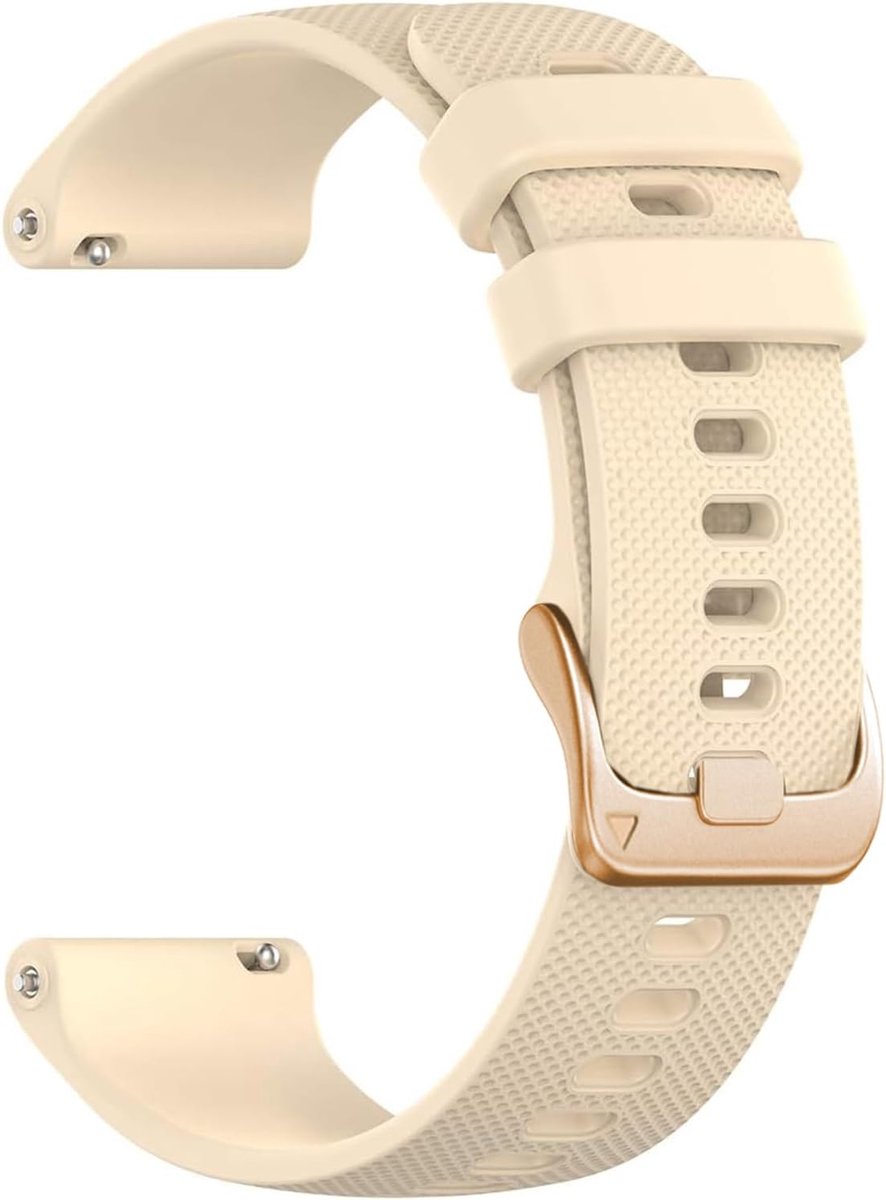 Horlogeband 18mm 19mm 20mm 22mm - zacht siliconen - gevlochten design - ideaal voor sporters - ShopVlot