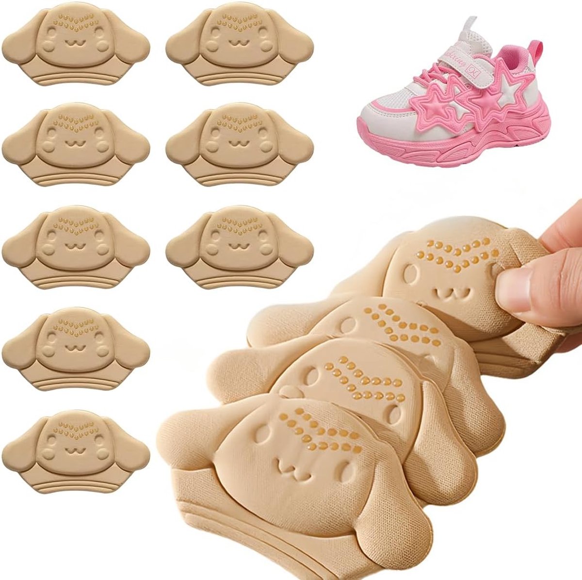 Hielpads voor kinderen - Zelfklevend - Niet-slip beschermers - Comfortabel en ademend - ShopVlot