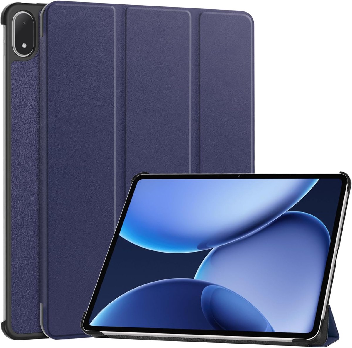 Protective case voor Oneplus Pad 3 - ultradun - blauwe uitvoering - automatische slaap/wake functie - ShopVlot