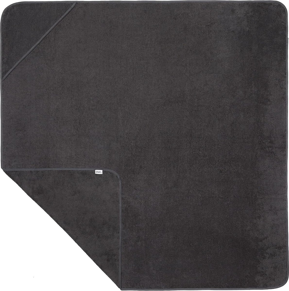 Badhanddoek met capuchon 140x140 cm - 100% biologisch katoen - GOTS gecertificeerd - ideaal voor strand en zwembad - ShopVlot
