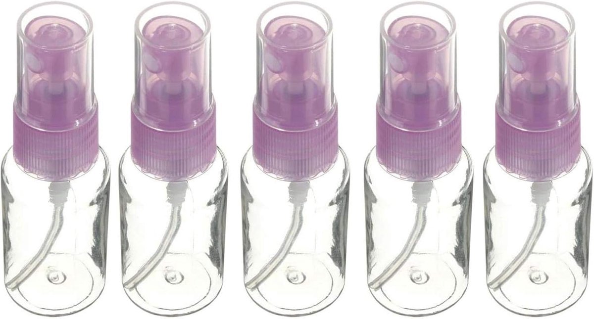 Sprayfles 15ml - blauwe kunststof - 5 stuks - ideaal voor thuisgebruik - ShopVlot