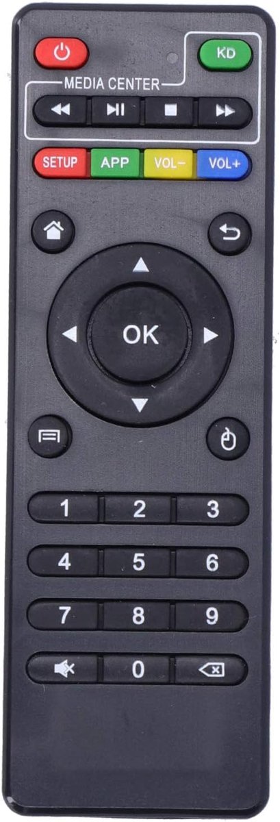 Afstandsbediening vervangingscontroller - IR voor Android TV Box - Draagbaar en gebruiksvriendelijk - ShopVlot