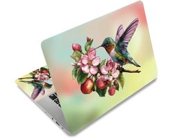 Laptop Skin Sticker 12-16 Inch - PVC Vinyl - Hummingbird Design - Beschermt tegen krassen en water - ShopVlot