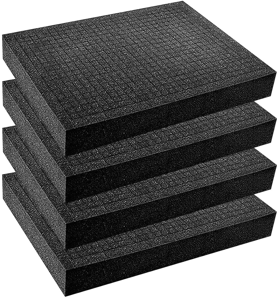 Grid foam insert 400 x 300 x 50 mm - PU materiaal - zacht en elastisch - perfect voor miniaturen - ShopVlot