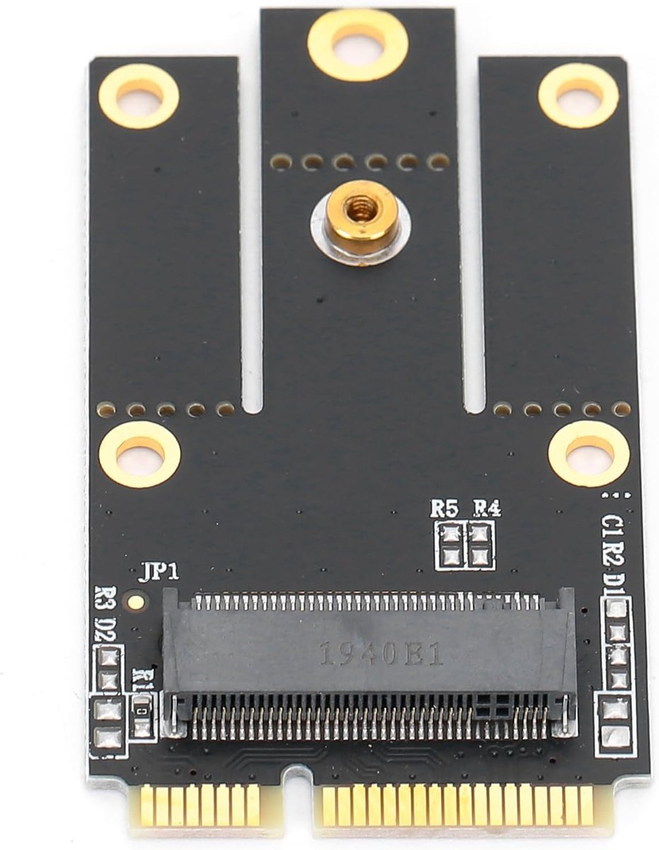 Adapterkaart Mini PCI-E voor M2 Key A - Hoge kwaliteit PCB - Geschikt voor diverse besturingssystemen - ShopVlot
