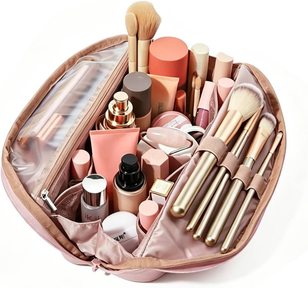 Cosmeticatas - roze - waterafstotend materiaal - perfect voor organisatie - ShopVlot