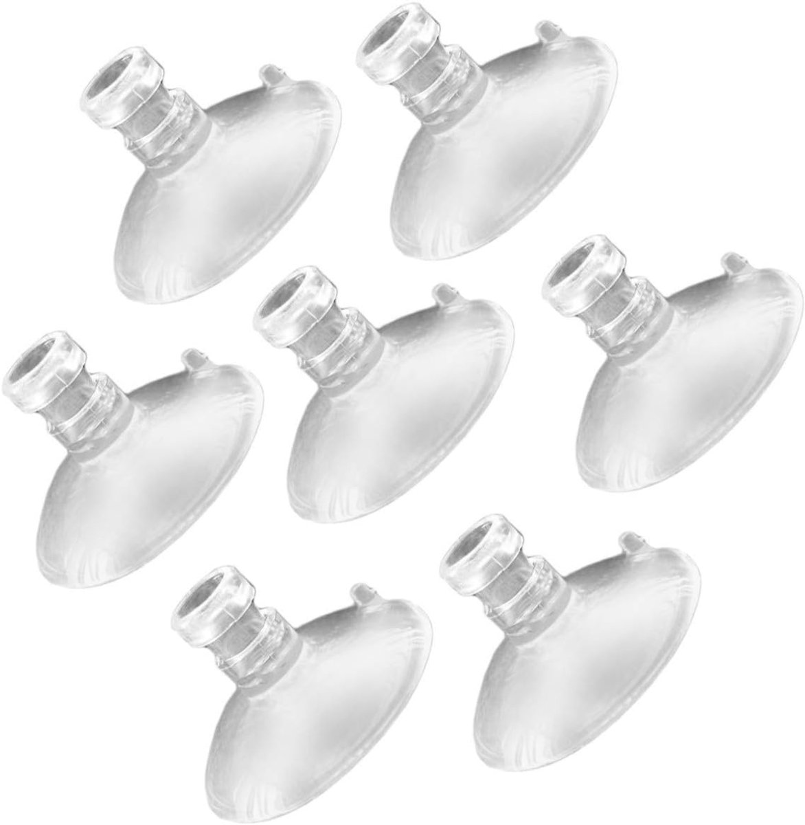 Set van 60 zuignappen 5 mm - transparant - ideaal voor vlaggen en stokjes - eenvoudig te bevestigen - ShopVlot