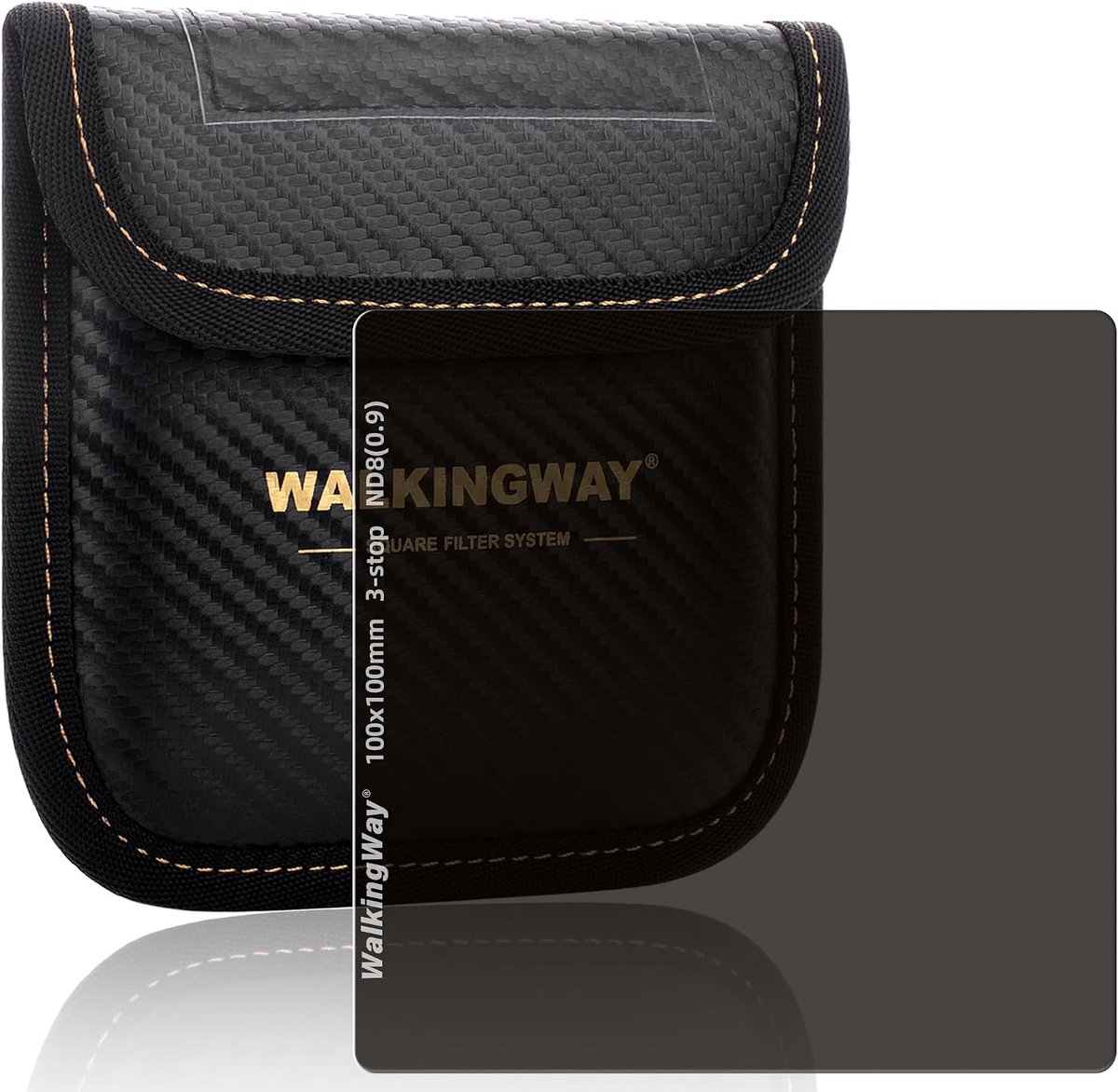 Walking Way ND8 Camera Lens Filter, 100 x 100 mm, Square Filter, Optical Glass with 28 Multilayer Coating, Neutral - ShopVlot