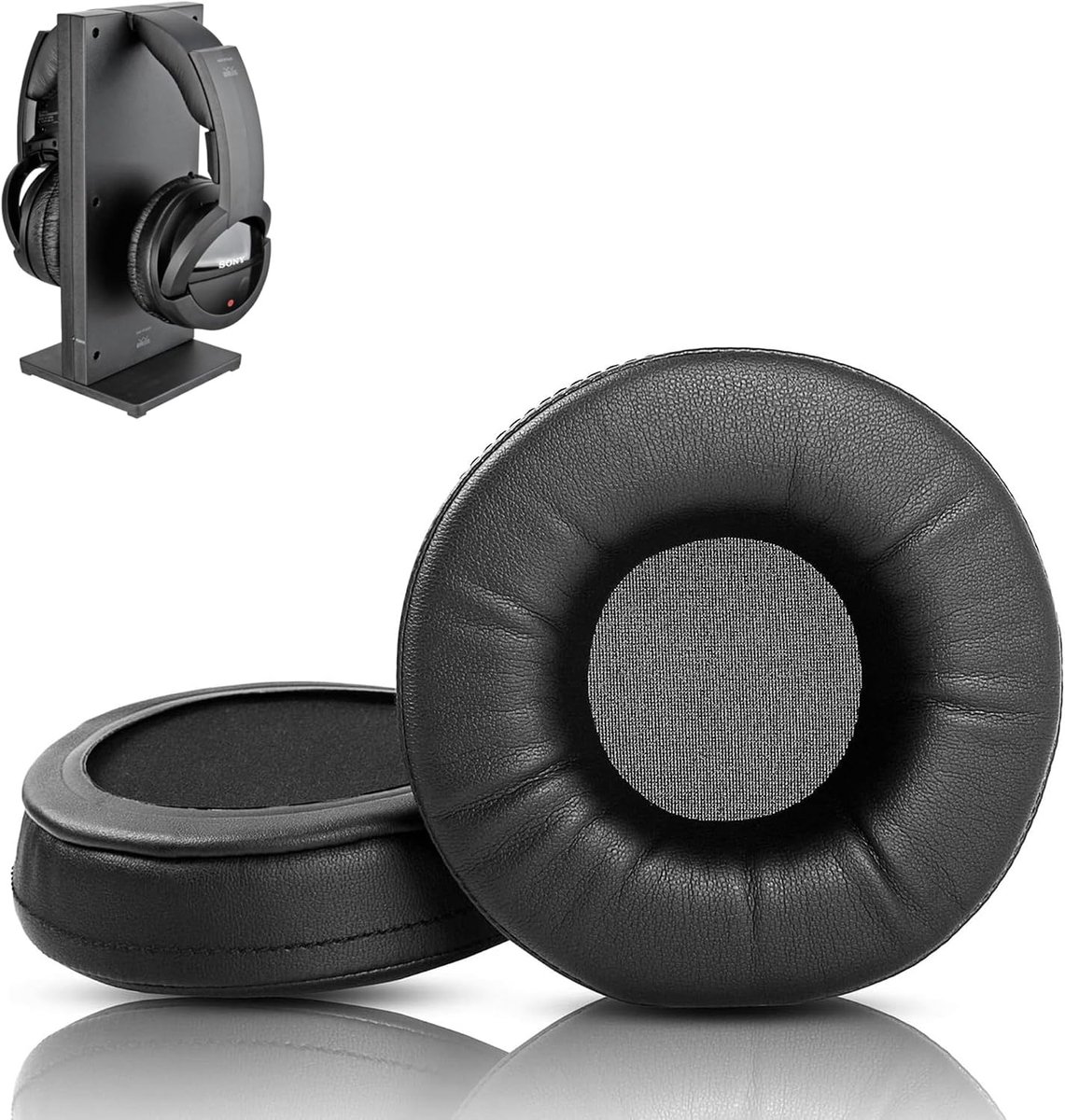 RF865RK Ear Pads Replacement Compatible with Sony MDR-RF865RK MDR-RF865R Headphones Ear Pads (Protein Leather/Memory - ShopVlot