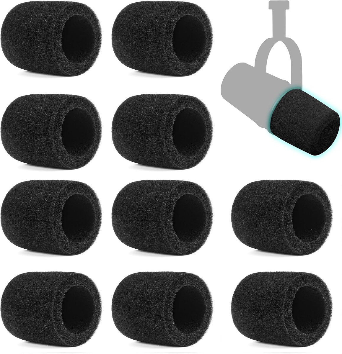 Defean MV7 Pop Filter for Microphones, Compatible with Shure MV7 / MV7X Microphone Microphones (Not Suitable for - ShopVlot