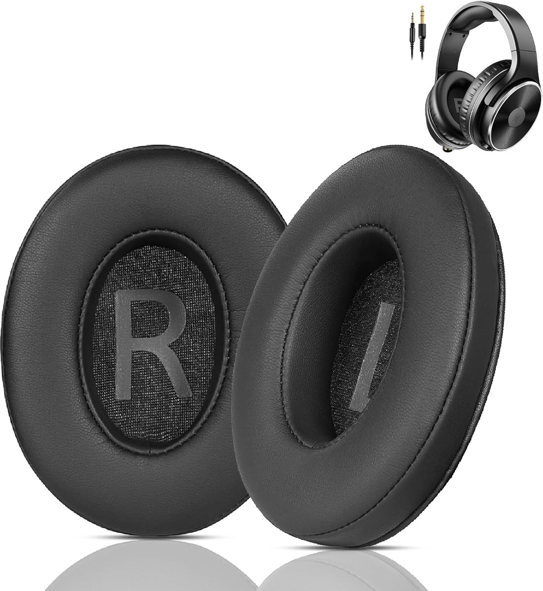 Ear Pads Compatible with OneOdio Studio HiFi Headphones Ear Pads Replacement Pillow (Protein Leather/Memory Foam) - ShopVlot