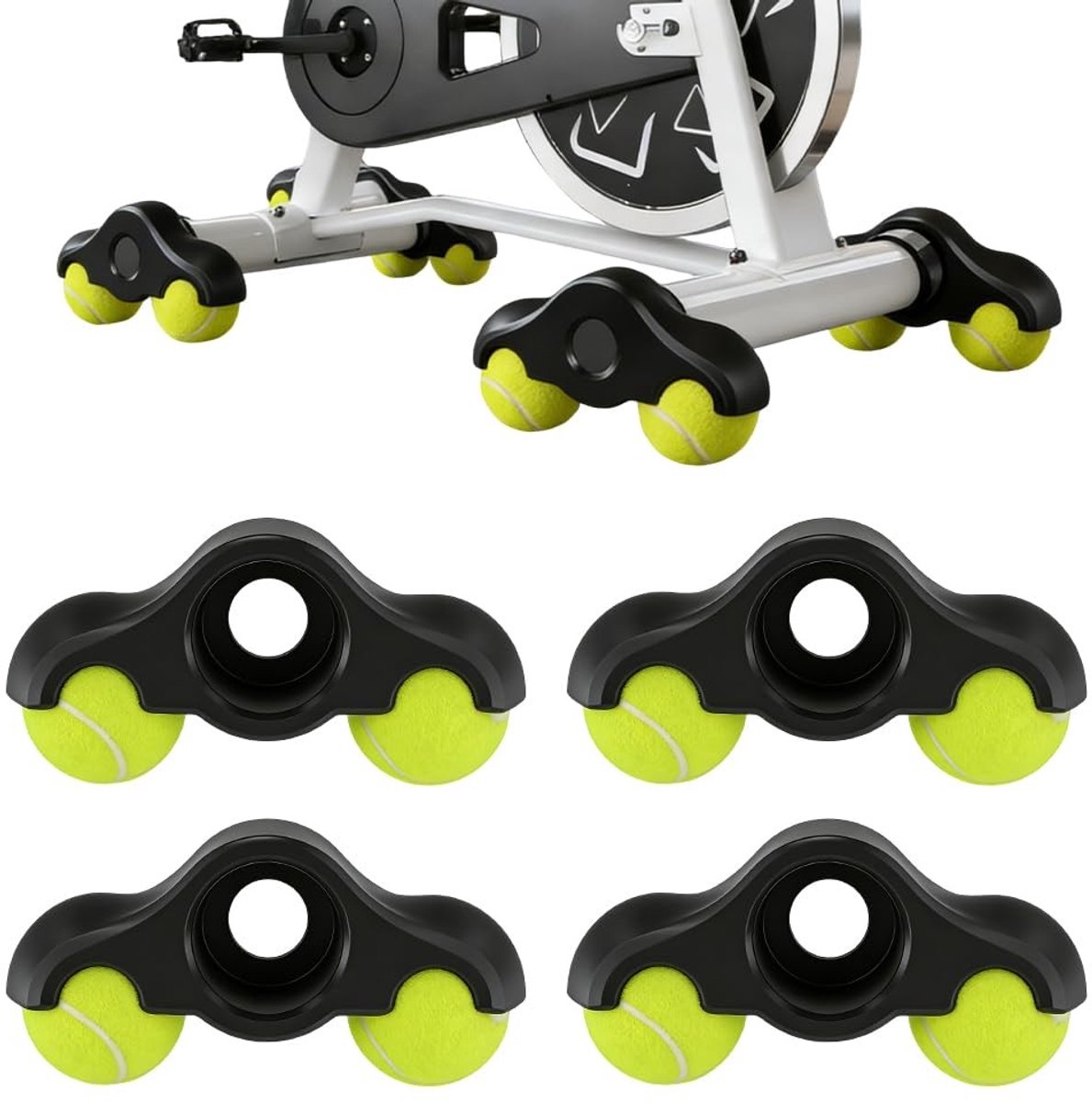 Solidchoice - Schokabsorberende Rocker Plate Voeten Set
