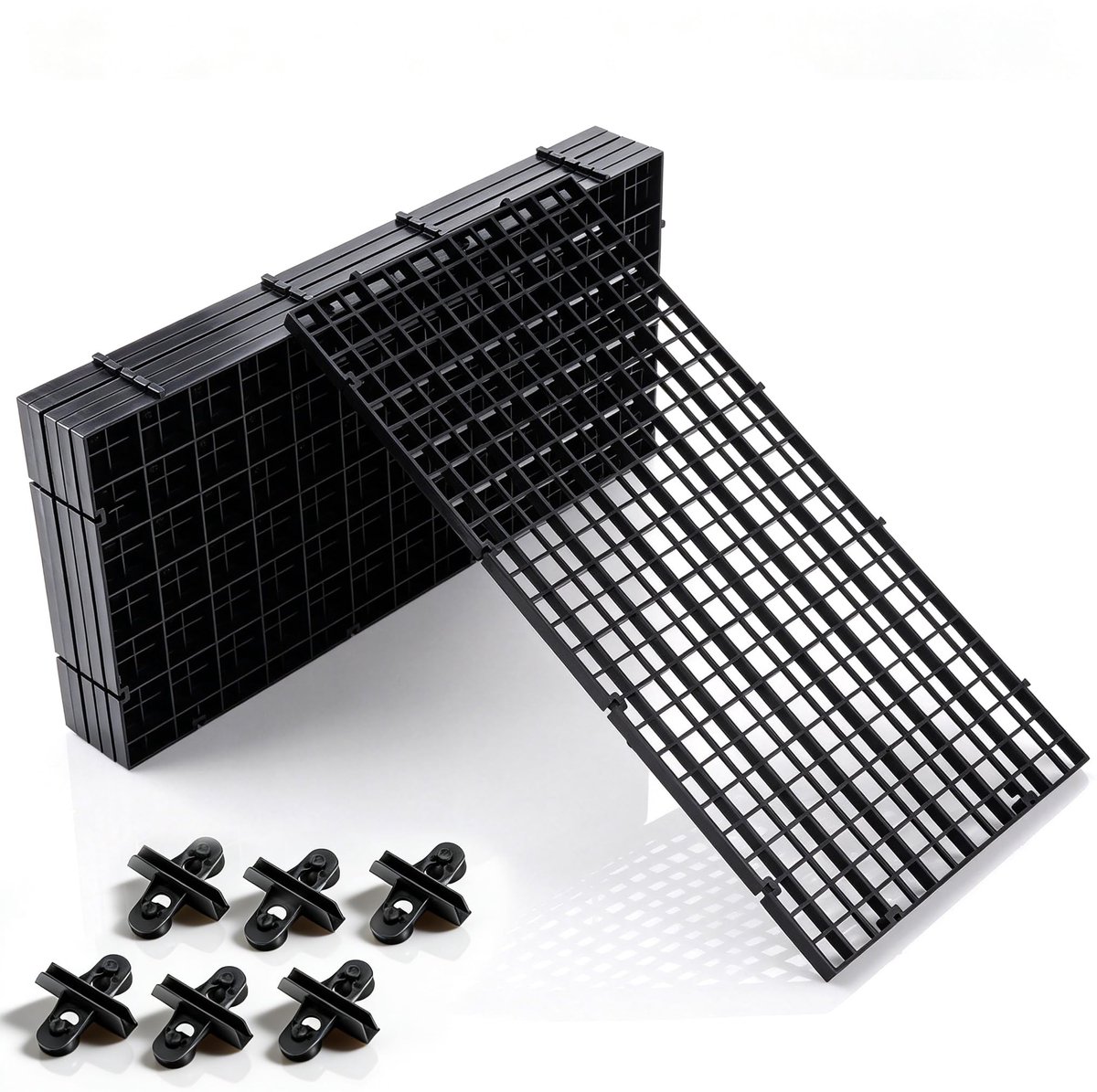 Solidchoice - Set van 6 Aquarium Divider met Zuignappen