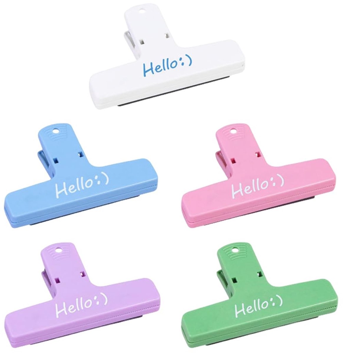 Solidchoice - 5 Stuks Magnetische Voedselzaktang voor Keukenverpakking