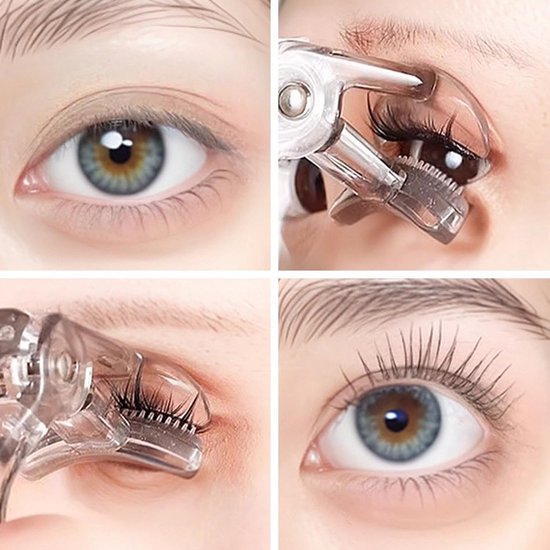Draagbare wimpertang, zonder lijst, gedeeltelijke wimpertang, 2 stuks, grijs-wit, praktische wimpertang, geschikt voor - ShopVlot — afbeelding 3