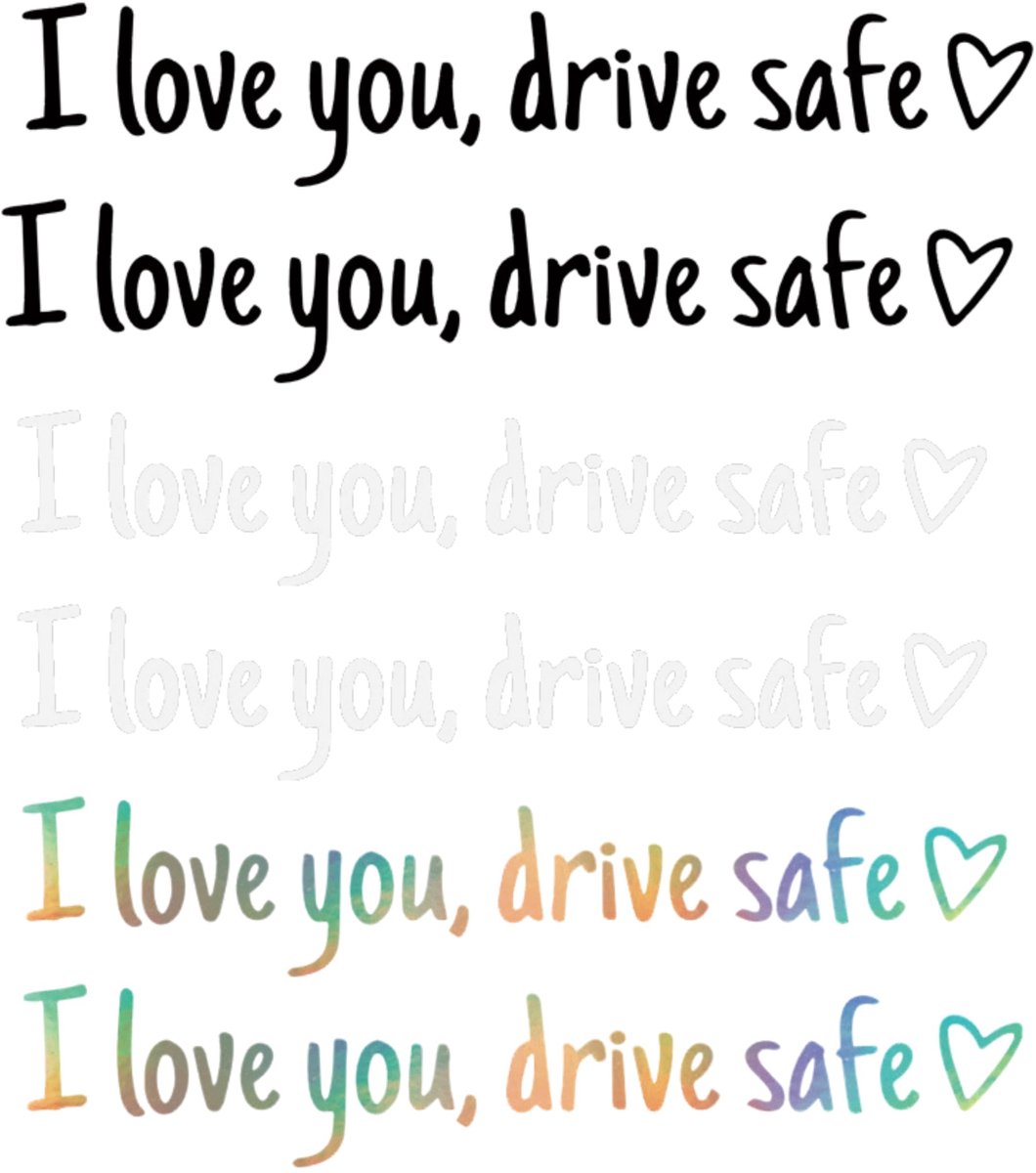 Solidchoice - Set van 12 'Drive Safe' Spiegels Stickers