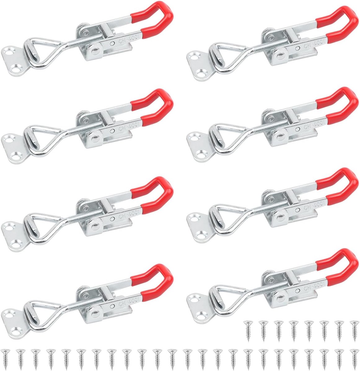 Klembeugels 8 stuks - Hoekbevestiging - Kliksluiting - Snelle montage en sterke grip - ShopVlot