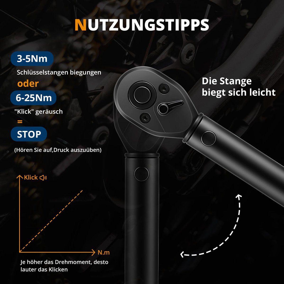 Fietsen Momentsleutel Set 33 Delig - 1/4 Inch 2-24 Nm Precisie Ratelsleutel met Doppen en Accessoires