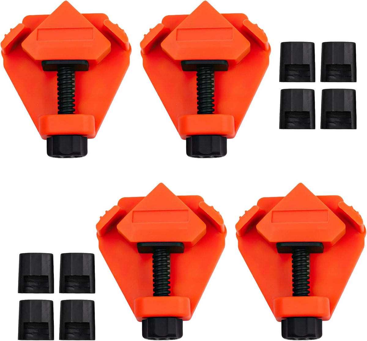 4-delige set hoekklem - T-vormige hoekklem - instelbaar klembereik 1-26 mm - perfecte 90 graden fixatie - ShopVlot