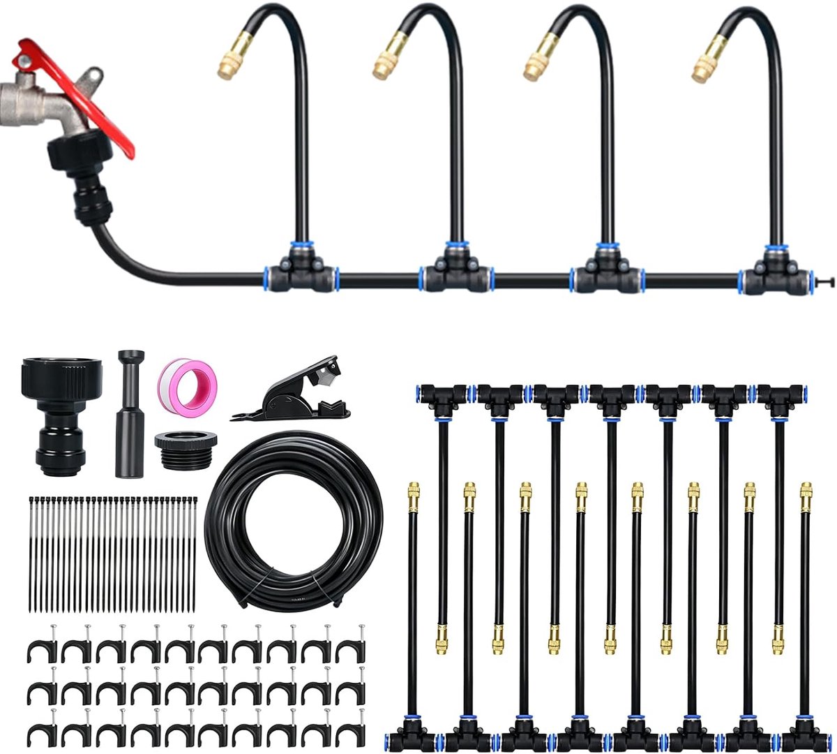 Automatisch irrigatiesysteem 15 m - druppelirrigatie - 360 graden - eenvoudig water geven - ShopVlot