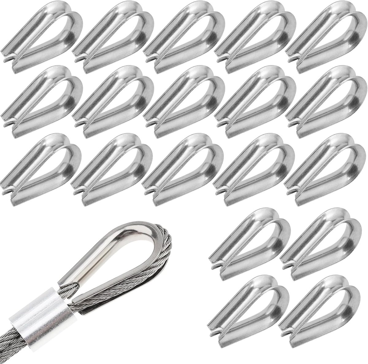 Kabelbinders 15 stuks - 3 mm - roestvrij staal - stevige bevestiging voor luifels - ShopVlot