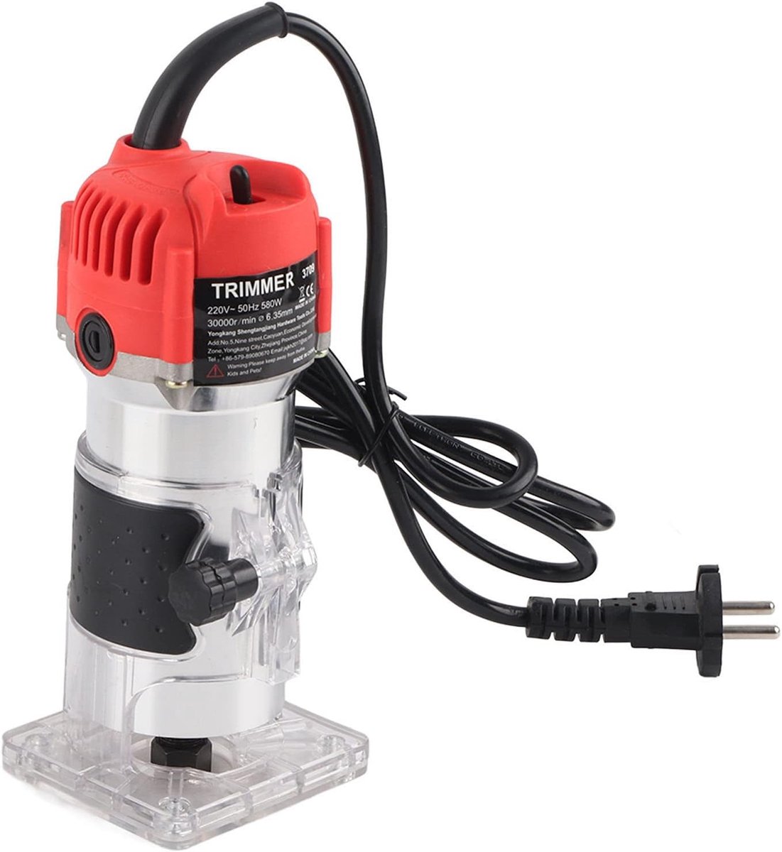Freesmachine 220V Verticaal - Houtbewerking - Hoogtoerige 30.000 U/min - Precisie en veiligheid - ShopVlot