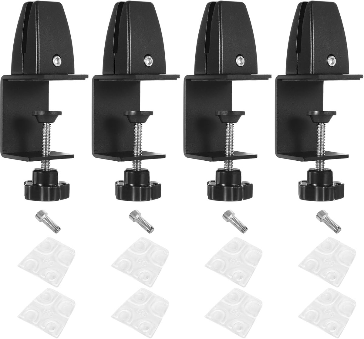 Sneeze Protection Support Clips - Verstelbare Desk Divider Klemmen - Acryl Plexiglas Panel Clips - ShopVlot