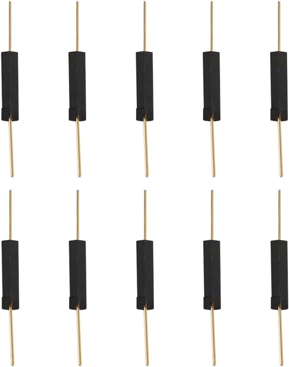 Reed switches 10 stuks - 3mm x 14mm kunststof - anti-interferentie - ideaal voor compacte apparaten - ShopVlot