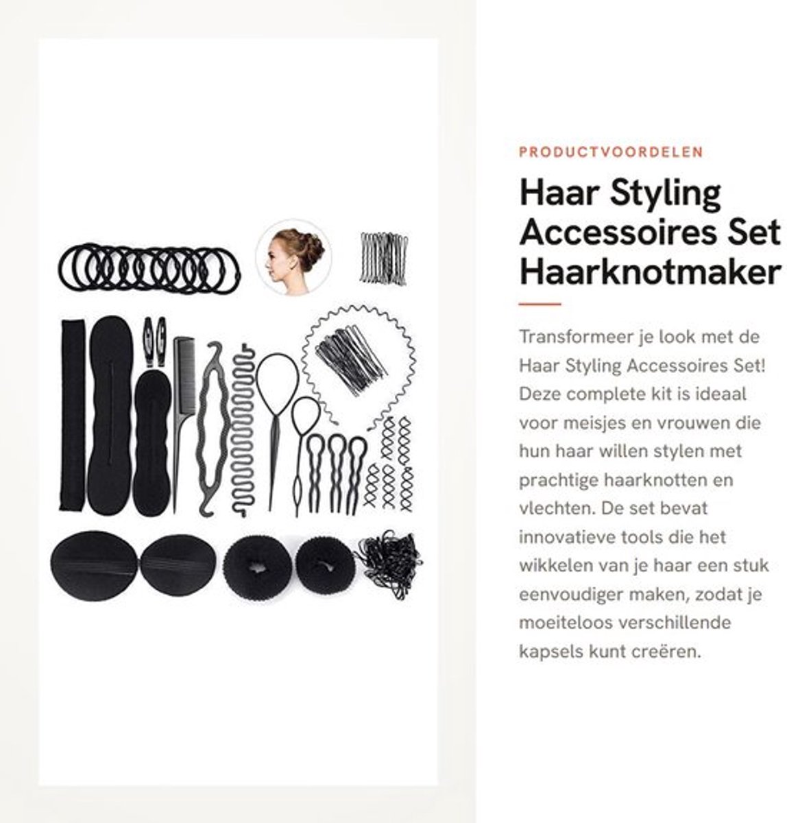 Haarknotmaker Set - Haarstylingtools - Spiraal Haarknotmaker - Donut Haarknotmaker - Herbruikbaar - Geschikt voor Feesten - Haarstylingtool