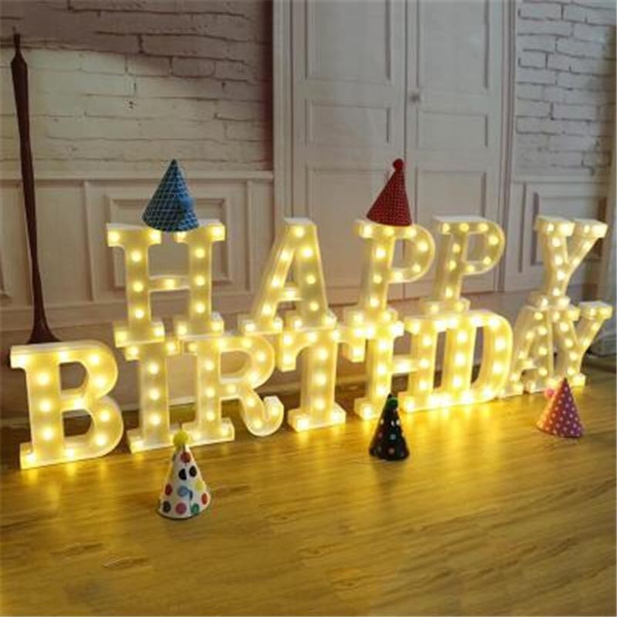 Lichtgevend & Teken - 16 cm - Wit - ShopVlot