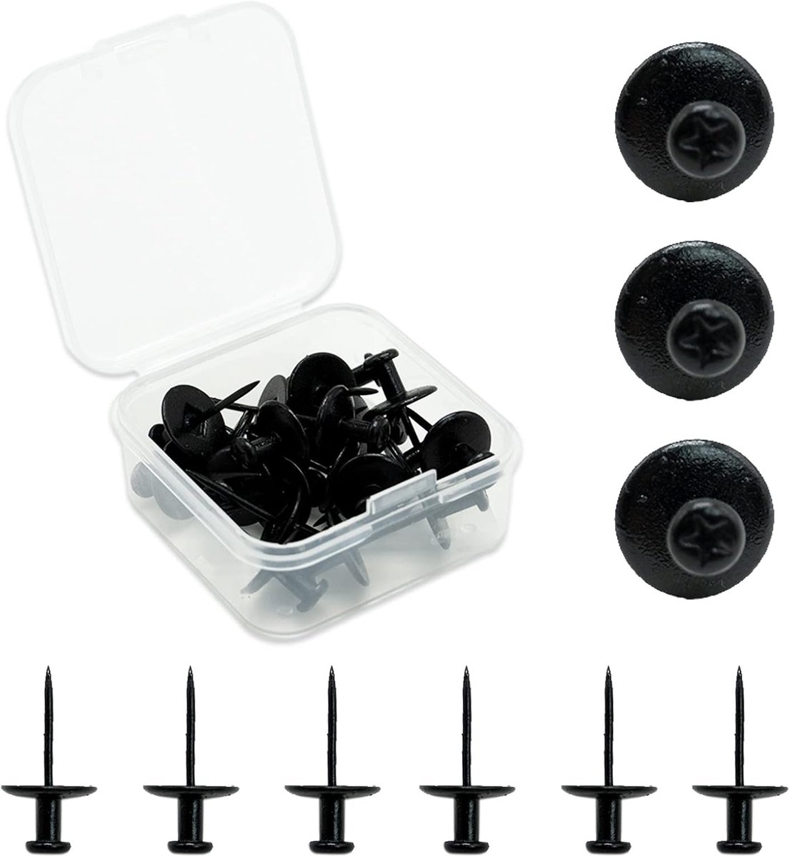 20 Pcs Nail Photo Hangers, Double Head Wall Nails, Push Pin Hooks, Decorative Push Pin Hooks for Home, Classroom - ShopVlot