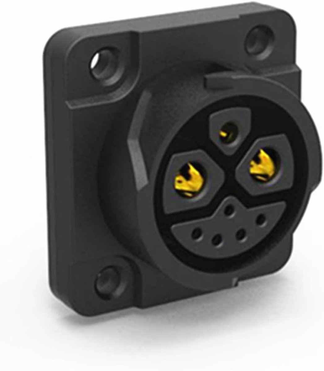 Energy Storage Connector,M23 IP67 Male Female 2+1 Plus 5 Battery Connector,Motorcycle Charger Socket (socket) - ShopVlot