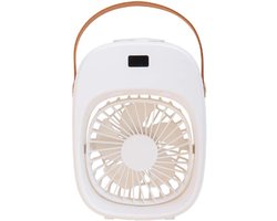 Mini air conditioner cooling fan usb spray small cooling fan mobile portable silent large wind humidifying small fan - ShopVlot