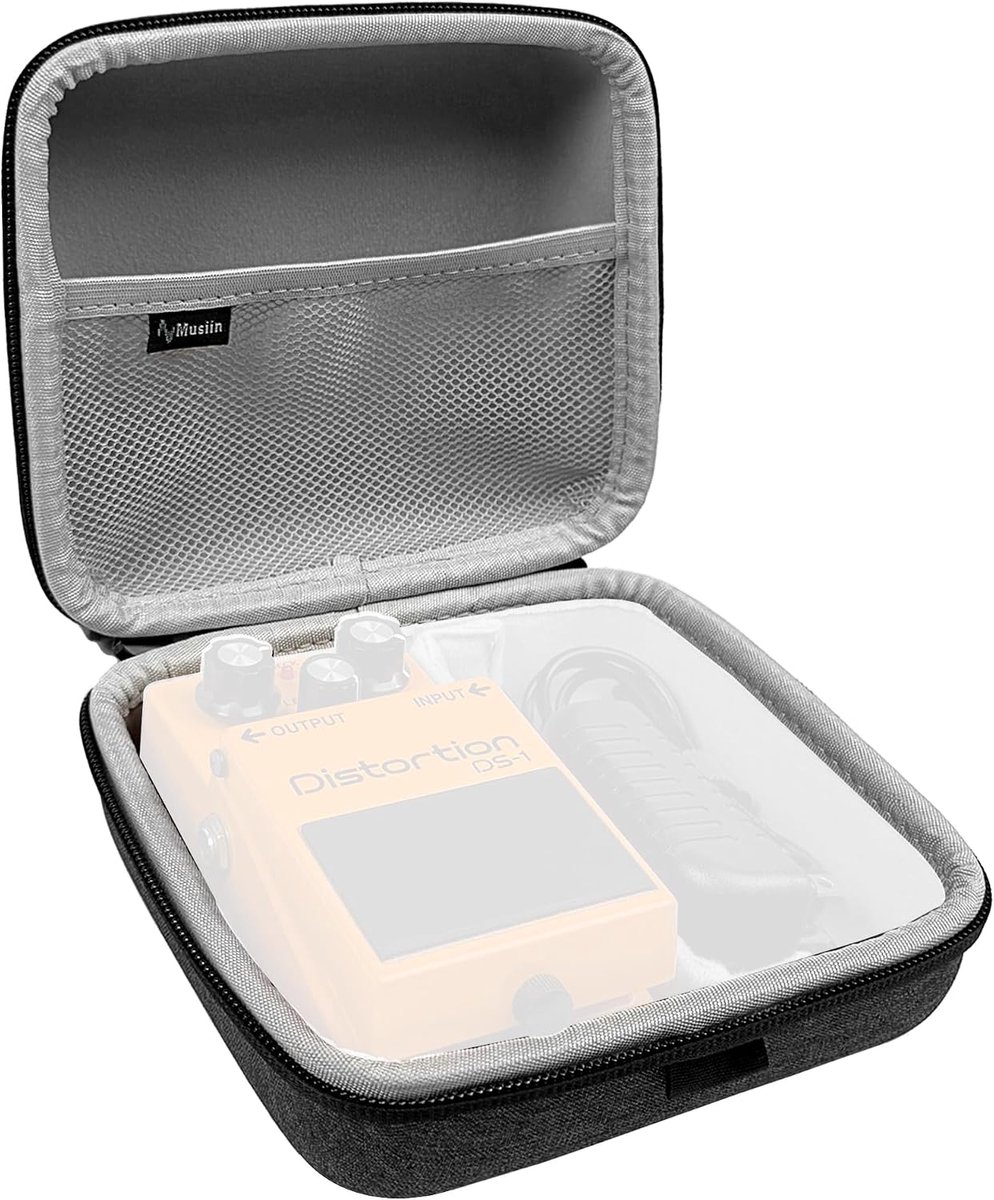 Musiin Guitar Effect Pedal Case Compatible with Pulze mini, BOSS PX-1, JB-2, DS-1W, OD-1X, CS-3 and more, portable - ShopVlot