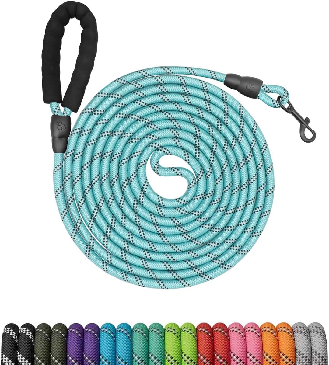Sleepriem voor honden 5m,Waterafstotend,afsluitbare karabijnhaak,Trainingslijnen voor honden,Trainingslijnen voor - ShopVlot
