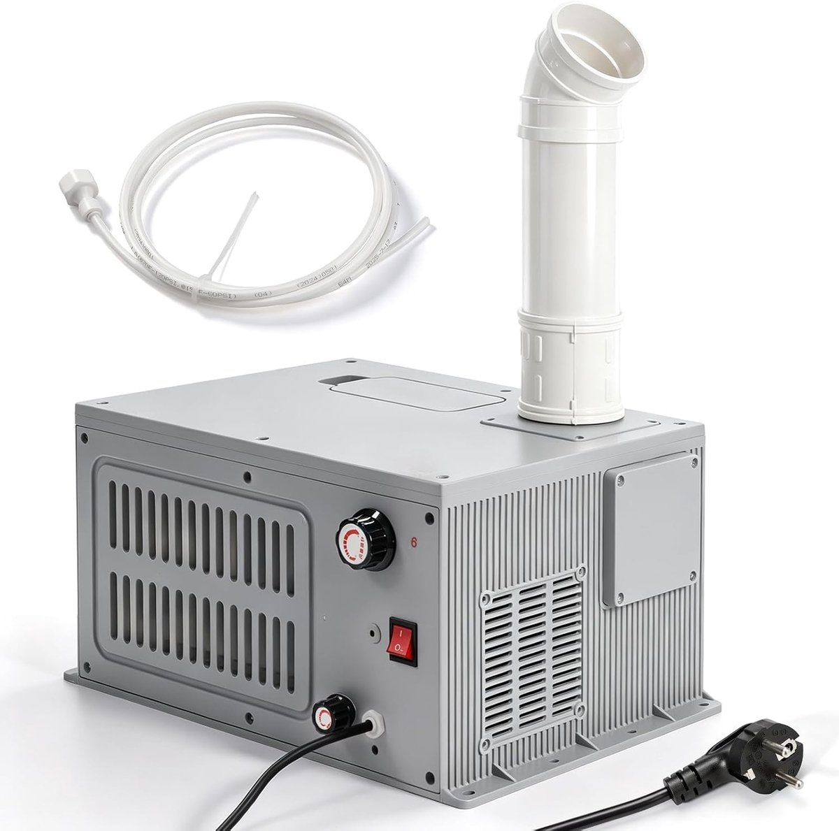 Ultrasone nevelgenerator, 9 l/u, industriële luchtbevochtiger, instelbaar nevelvolume, ultrasone nevelmachine met - ShopVlot