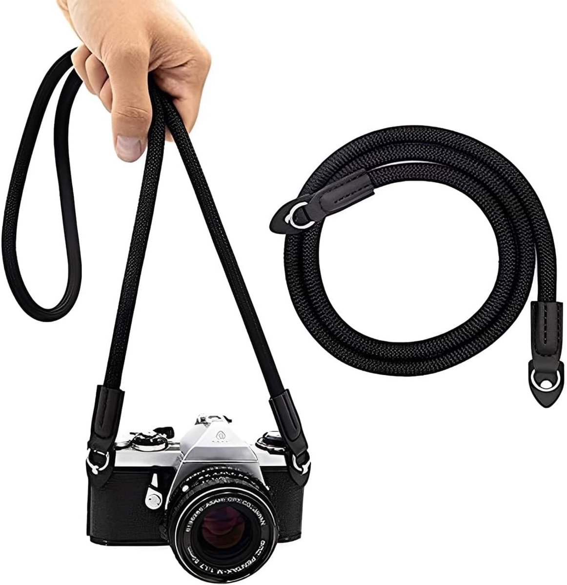 Duurzame camerariem van nylon voor wandelaars, schouder- en nekriem voor DSLR en actiecamera's